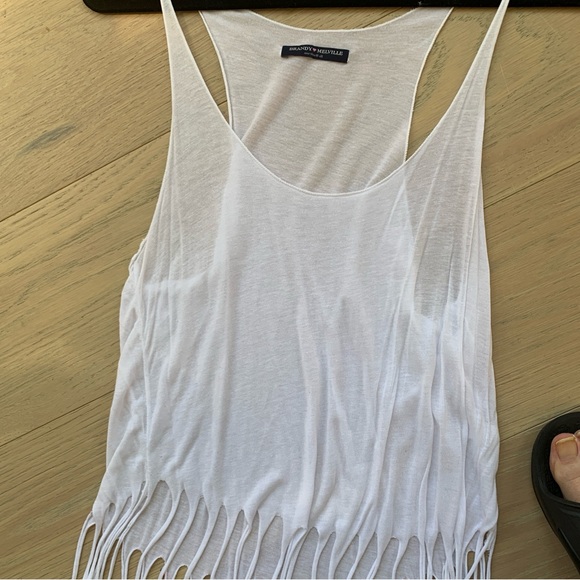 White tank top /Beach Cover Up - Picture 6 of 6